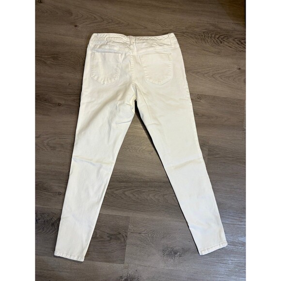 Mossimo mid rise denim legging white EUC size 10 - Picture 3 of 3